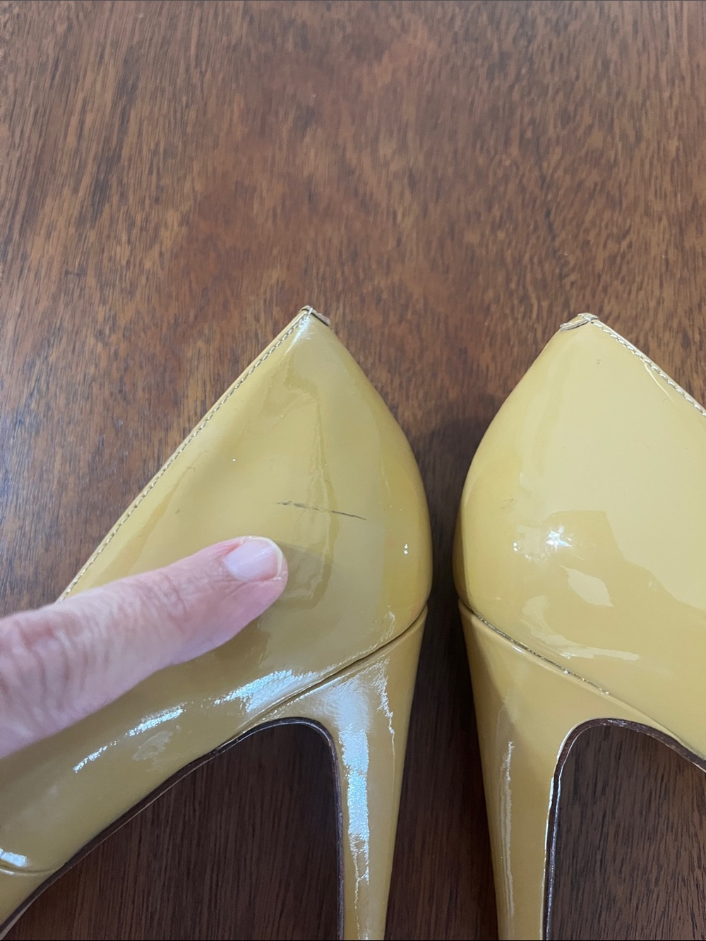 Cole Hann Glossy Nude Patent 3” Platform Pumps - Picture 10 of 10